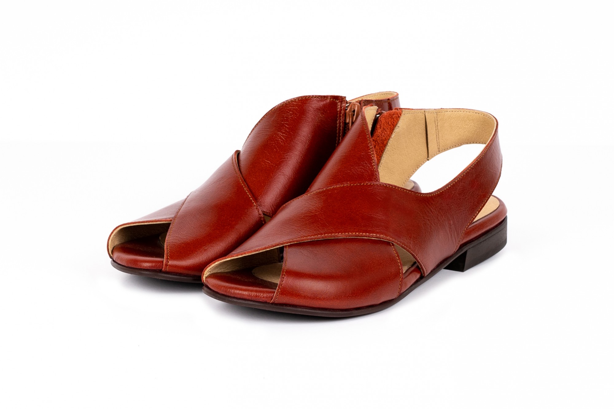 red sandals for women