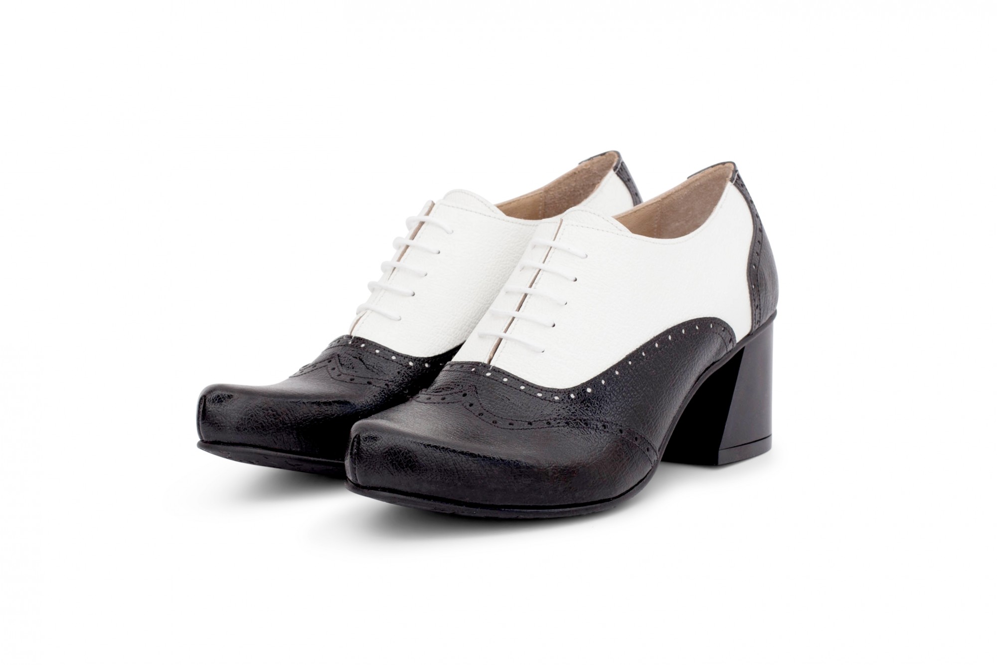 black oxford heels women's shoes