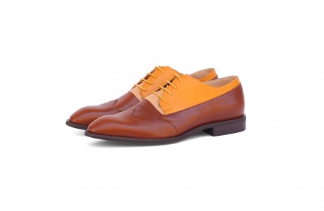 Brown oxford mens shoes 