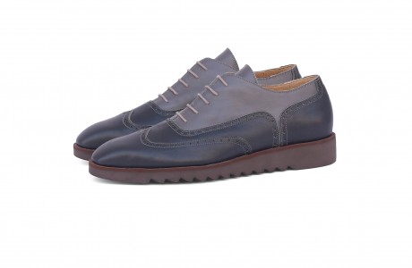 Two tone  Men's Leather shoes