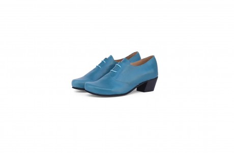 baby blue low heel women's shoes