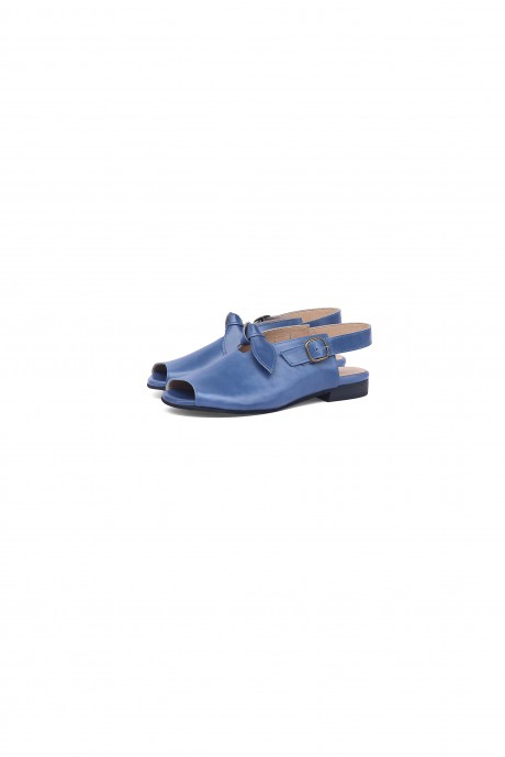 Flat blue sandals   