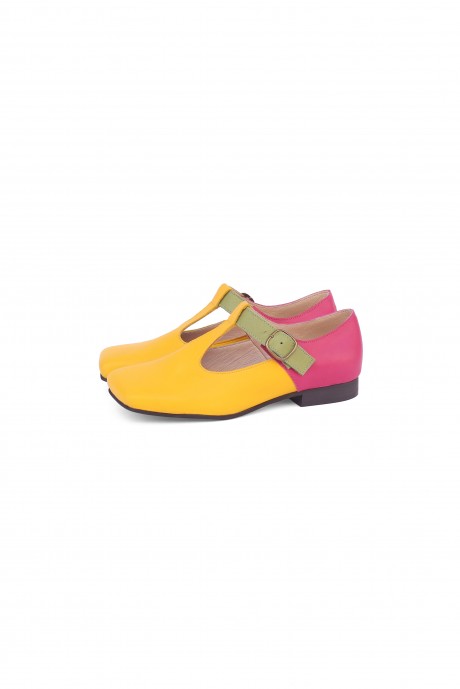 Colorful Mary Jane shoes