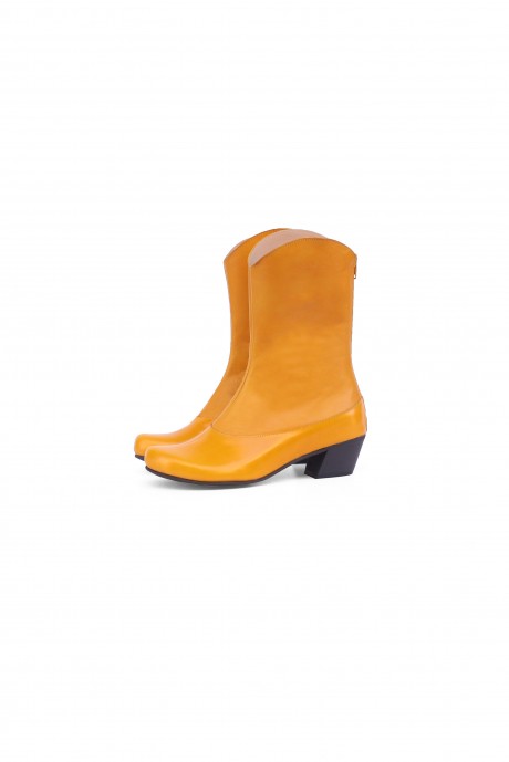 Yellow go go boots