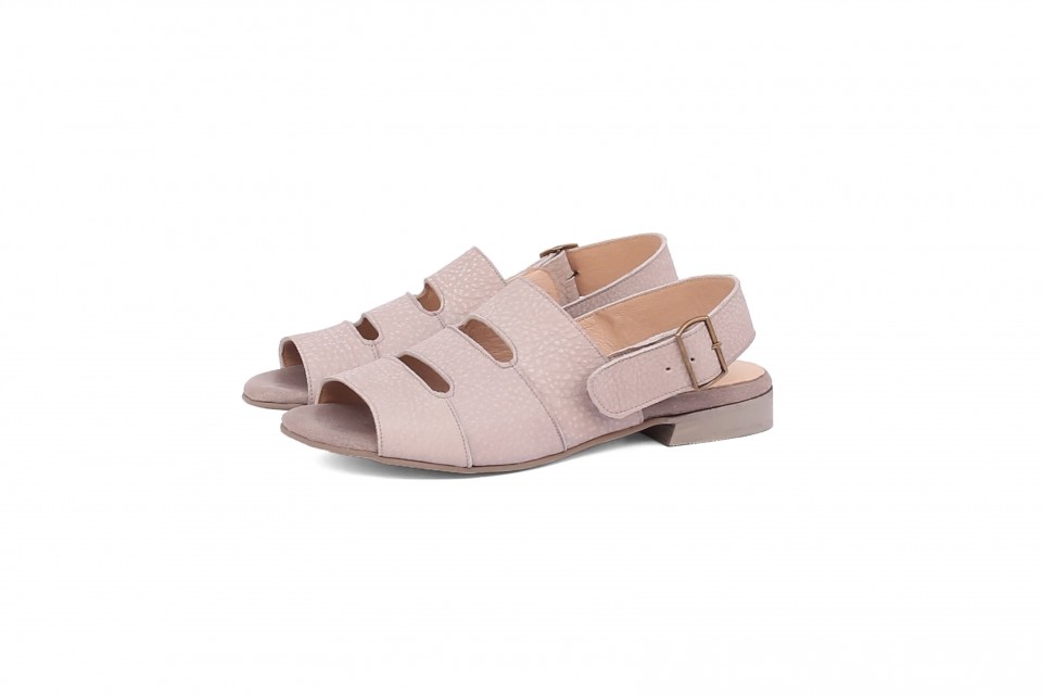 ADI KILAV Handmade leather Shoes Leather Sandals Beige women's